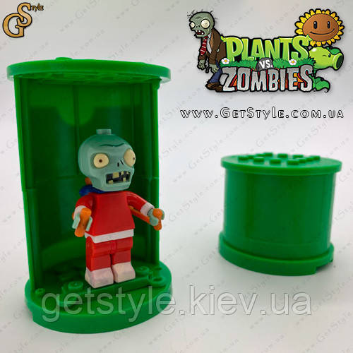 Конструктор мініфігурка Зомбі з джетпаком Plants vs Zombie 5 см, фото 1