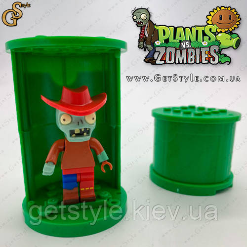 Конструктор мініфігурка Зомбі в капелюсі Plants vs Zombie 5 см