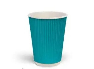 Склянка гофра Iris-Plast бірюза 175 мл (102721)