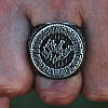 Скандинавський перстень оберіг руни для чоловіків оберіг для сім'ї вашого здоров'я розмір 18,5, фото 3