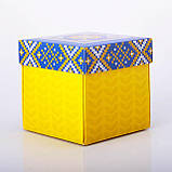 Упаковка для чашок з картону з кришкою (Вишиванка), фото 3