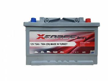 Автомобільний акумуляторX-Force 62Ah/600 R+. Автомобільний (Ікс Форс) АКБ Туреччина