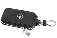Чехол для ключей с карабином Opel кожа 3371