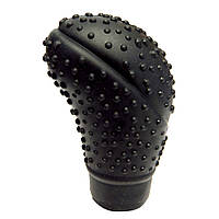 Ручка куліси Силіконова H-002 овальна (масажер/чорна) (2 171)