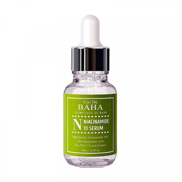 Сыворотка для лица Cos De BAHA N Niacinamide 10 Serum 30ml - фото 2 - id-p1559029493