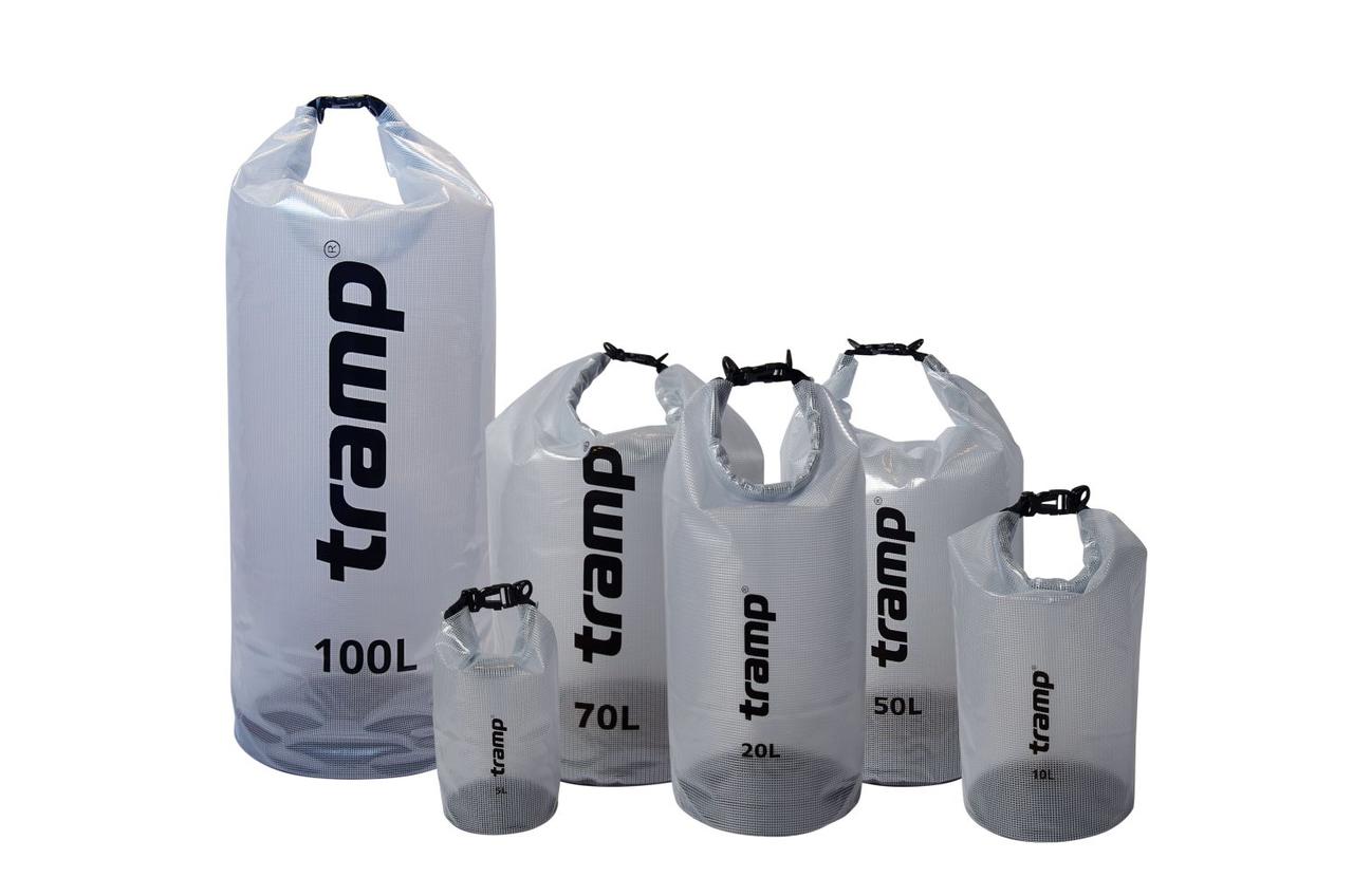 Гермомішок TRAMP PVC прозорий 15л UTRA-197, фото 1