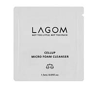 Пенка для умывания Lagom Cellup Micro Foam Cleanser 1.5ml