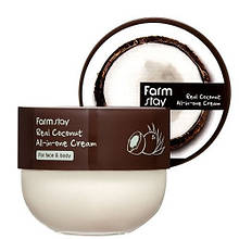 Крем для тіла з кокосом FarmStay Real Coconut All-In-One Cream, 300 мл