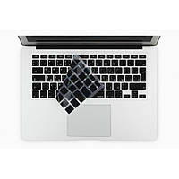 Силіконова накладка на клавіатуру для Macbook Air/Pro 13/15" (Eng+Rus) Золота