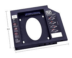 Кишеня-адаптер Caddy HDD SATA Optibay другий диск замість приводу 9.5 мм