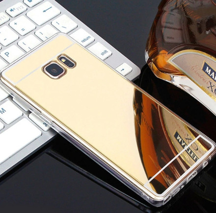Дзеркальний силіконовий чохол для Samsung Galaxy Note 5