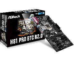 Материнська плата ASRock H81 Pro BTC R2.0 (s1150, H81, PCIe x16) БО