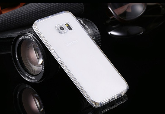 Силіконовий чохол зі стразами для Samsung Galaxy Note 5