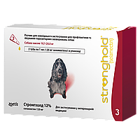 Стронхолд 12% протипаразитарний засіб для собак 10,1-20 кг. (1 мл х 3 піпетки)