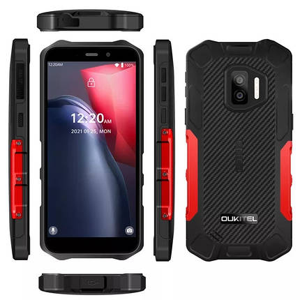 Смартфон Oukitel WP12 Black IP68 NFC 4000mAh Android 11, фото 3