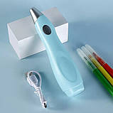 Електричний акумуляторний фломограф (аерограф) Tenwin 8084 у наборі для творчості, фото 9