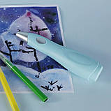 Електричний акумуляторний фломограф (аерограф) Tenwin 8084 у наборі для творчості, фото 10