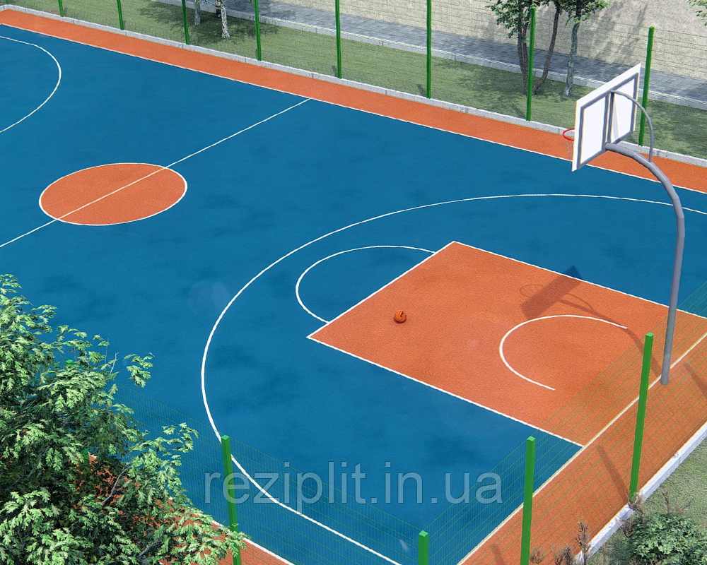 Спортивное покрытие для баскетбольной площадки - фото 1 - id-p509619087