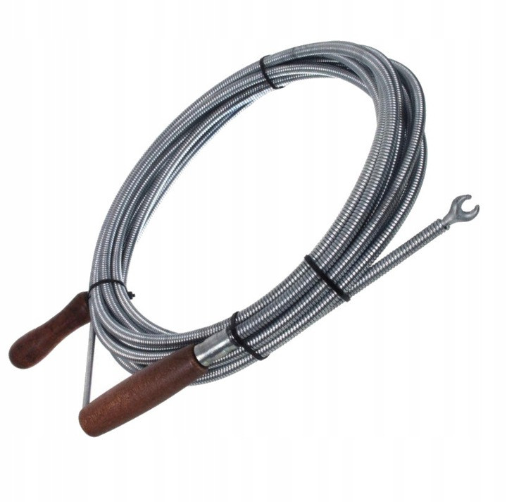 Сантехнический трос для чистки канализационных труб Ø9мм 8м (Польша ...