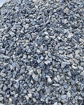 Крихта мармурова (25 кг) світло-сіра декоративний камінь для клумб та ландшафту