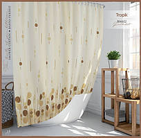Вузька штора для ванної Tropik Polkadot Туреччина 120*200 см