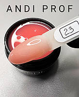 Гель для нарощування нігтів, Builder Gel будівельний гель для нігтів Andi PROF No23 natural