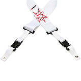 Ремінь гітарний DiMarzio DD2249 Jim Root #4 Signature ClipLock Strap White, фото 6