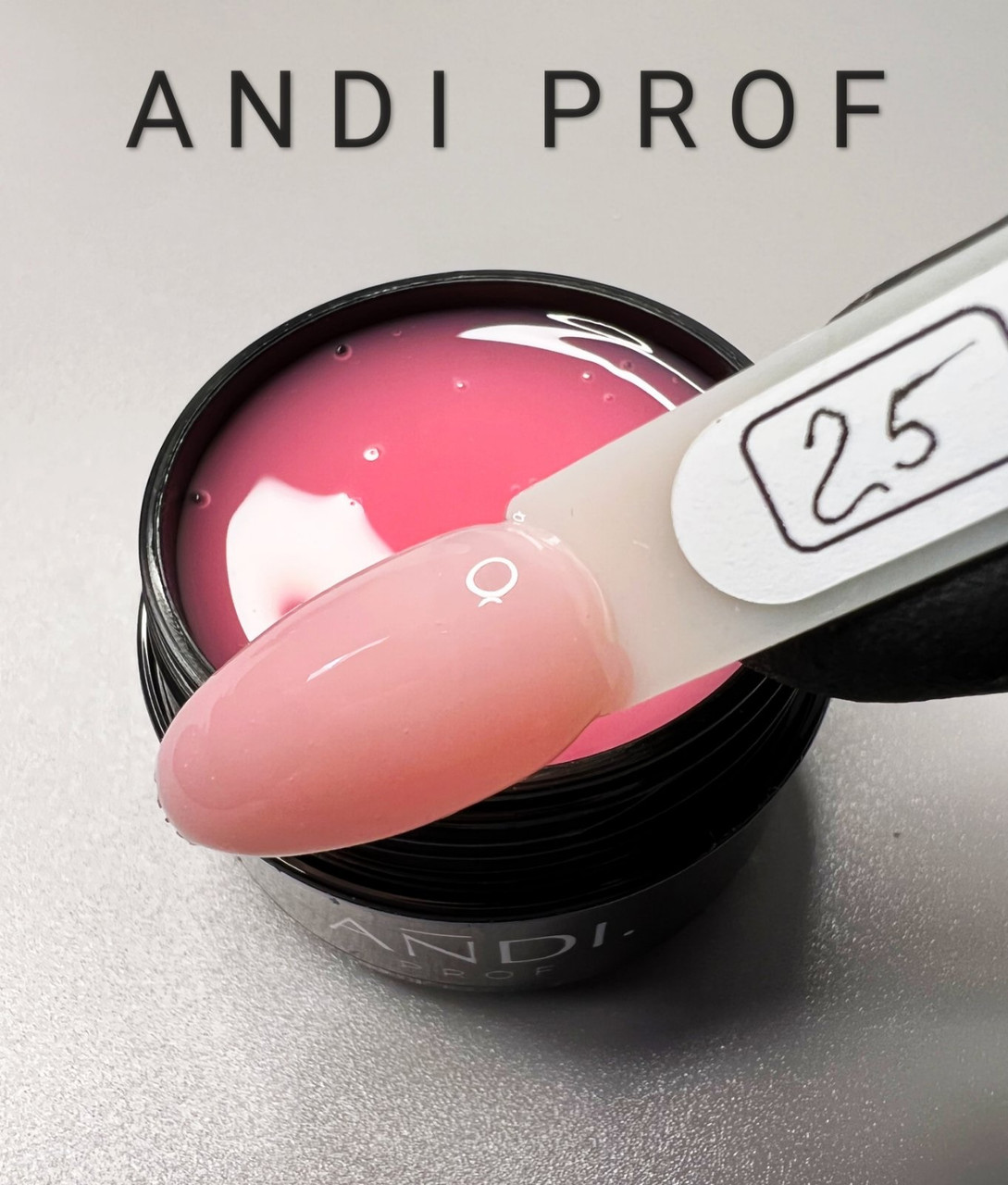 Гель для нарощування нігтів, Builder Gel будівельний гель для нігтів Andi PROF No25 natural