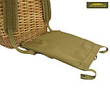 Кошик - рюкзак на 27 літрів Acropolis для збору грибів, овочів, фруктів. Плетений кошик для збору грибів, фото 4