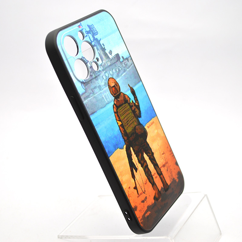 Чехол с принтом (Русский военный корабль) TPU Print Ukrainian Brand для iPhone 12 Pro Max, фото 2