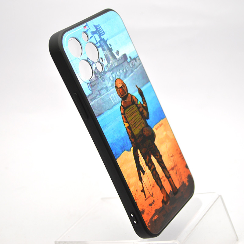 Чехол с принтом (Русский военный корабль) TPU Print Ukrainian Brand для iPhone 12 Pro, фото 2