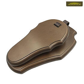 Дерев'яна дошка для трофеїв мисливця Acropolis ДТ-34 липа/вільха з натуральною шкірою