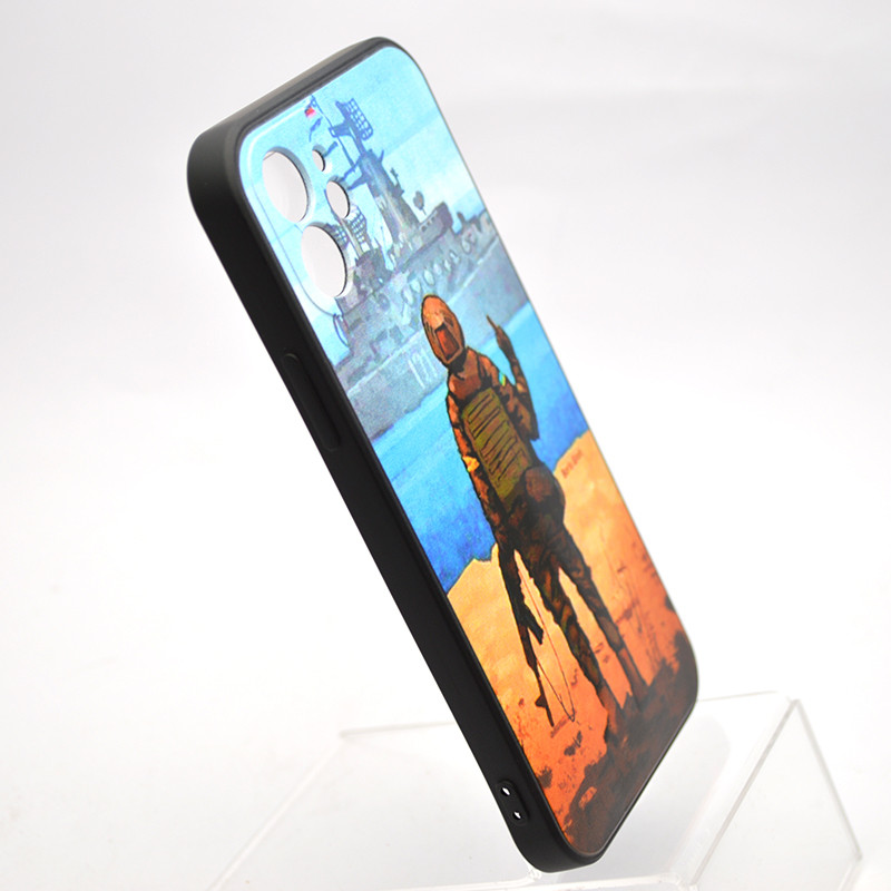 Чехол с принтом (Русский военный корабль) TPU Print Ukrainian Brand для iPhone 12, фото 2