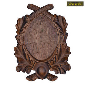 Декоративна дошка для трофеїв Acropolis ДТ-41 з натурального дерева липа/вільха