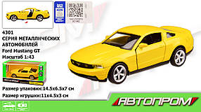 Машина металева модель АВТОПРОМ 1:43 FORD MUSTANG GT, 4301