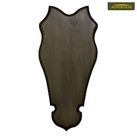 Велика декоративна дерев'яна дошка для мисливських трофеїв Acropolis ДТ-27 лаковане покриття