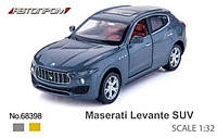 Машина металлическая модель АВТОПРОМ 3 цвета 1:32 Maserati Levante SUV, свет, звук, 68398