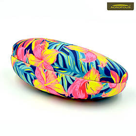 Футляр для окулярів Acropolis Ф-08/02: текстильний, тропічний принт, захист від сонця, 150x60x50 мм