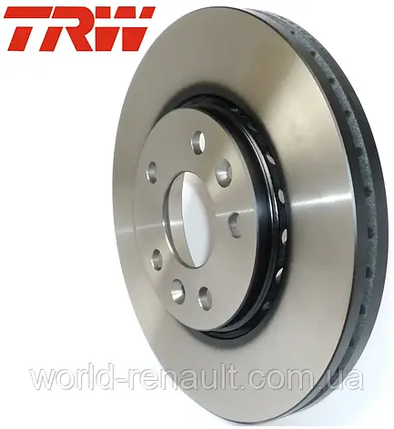TRW DF6751S — передній гальмівний диск на Рено Трафік III 2014г. ->, фото 1