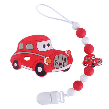 Прорізувач Машинка силіконові намисто 26см Червоний, WD210715(Red), фото 1