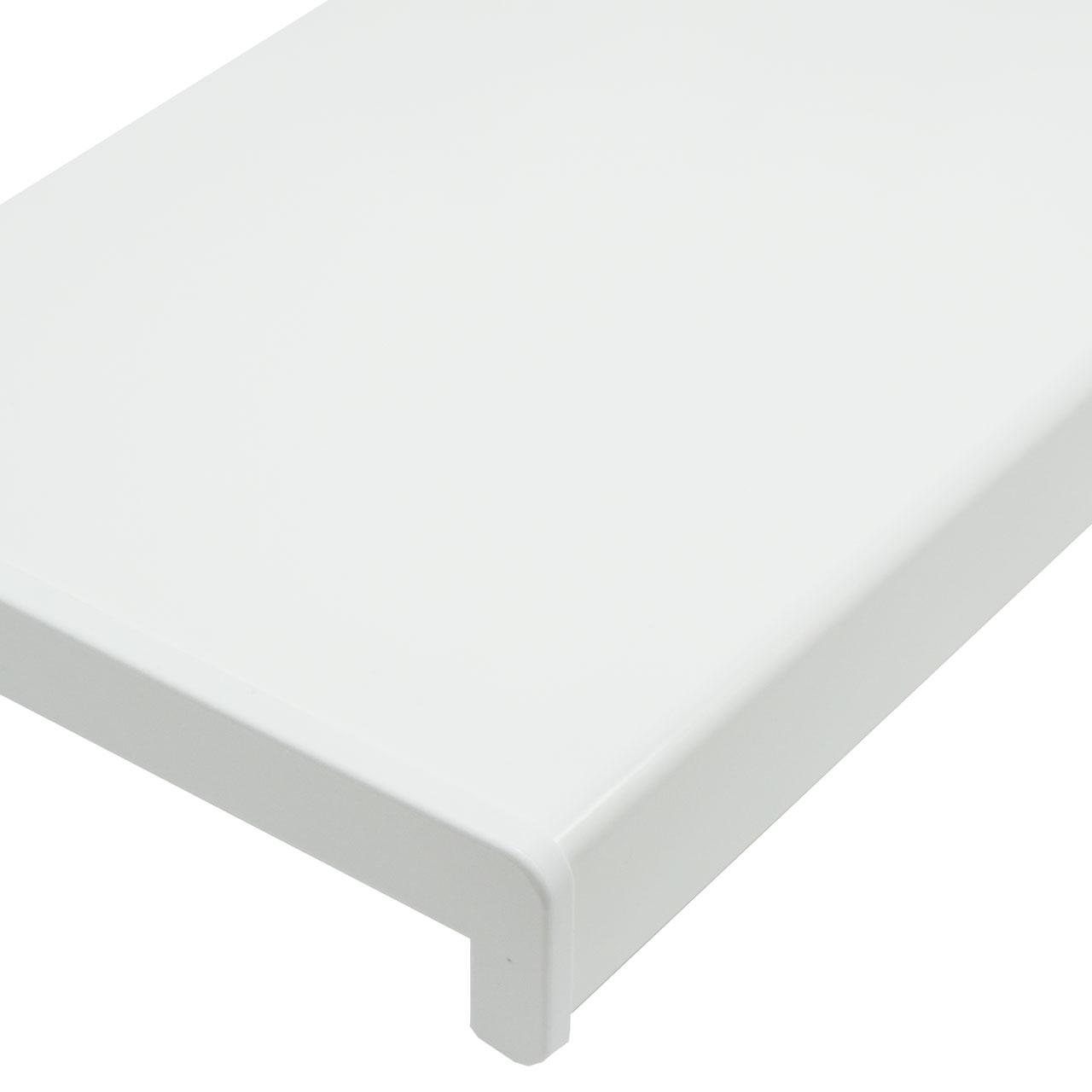 Підоконник пвх Rif (риф) білий глянець 350, фото 1