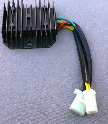 Реле зарядки    GY6   4+3=7 проводов, фото 1