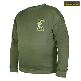 Светр для риболовлі Acropolis ОСР-1 (поліестер - 65%, бавовна - 35%), з шовкодруком рибальський принт