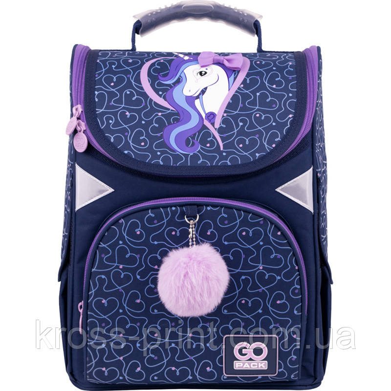 Рюкзак GoPack Education каркасний 5001S-1 Amazing Unicorn, фото 1