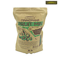 Прикормка Acropolis FRUIT MIX (фруктовый микс), 1000г для кормления крупной рыбы, идеальная вязкость