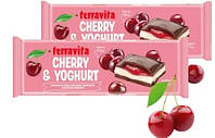 Шоколад Молочний Terravita Cherry & Yoghurt з Йогуртово-Вишневою Начинкою 235 г Польща