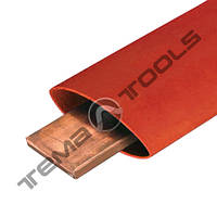 Высоковольтная термоусадочная трубка 15/7.5 мм 1 м 10 кВ кирпично-красная - термоусадка для шин (изоляция)
