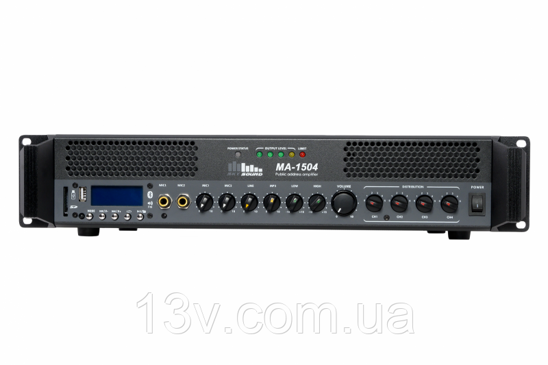 Підсилювач трансляційний Трансляционный усилитель мощности SKY SOUND MA-1504Z (170W)