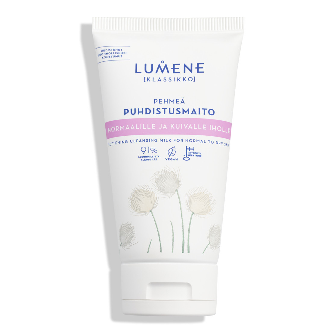 М'яке Очищаюче молочко для сухої і нормальної шкіри Lumene Klassikko Softening Cleansing Milk