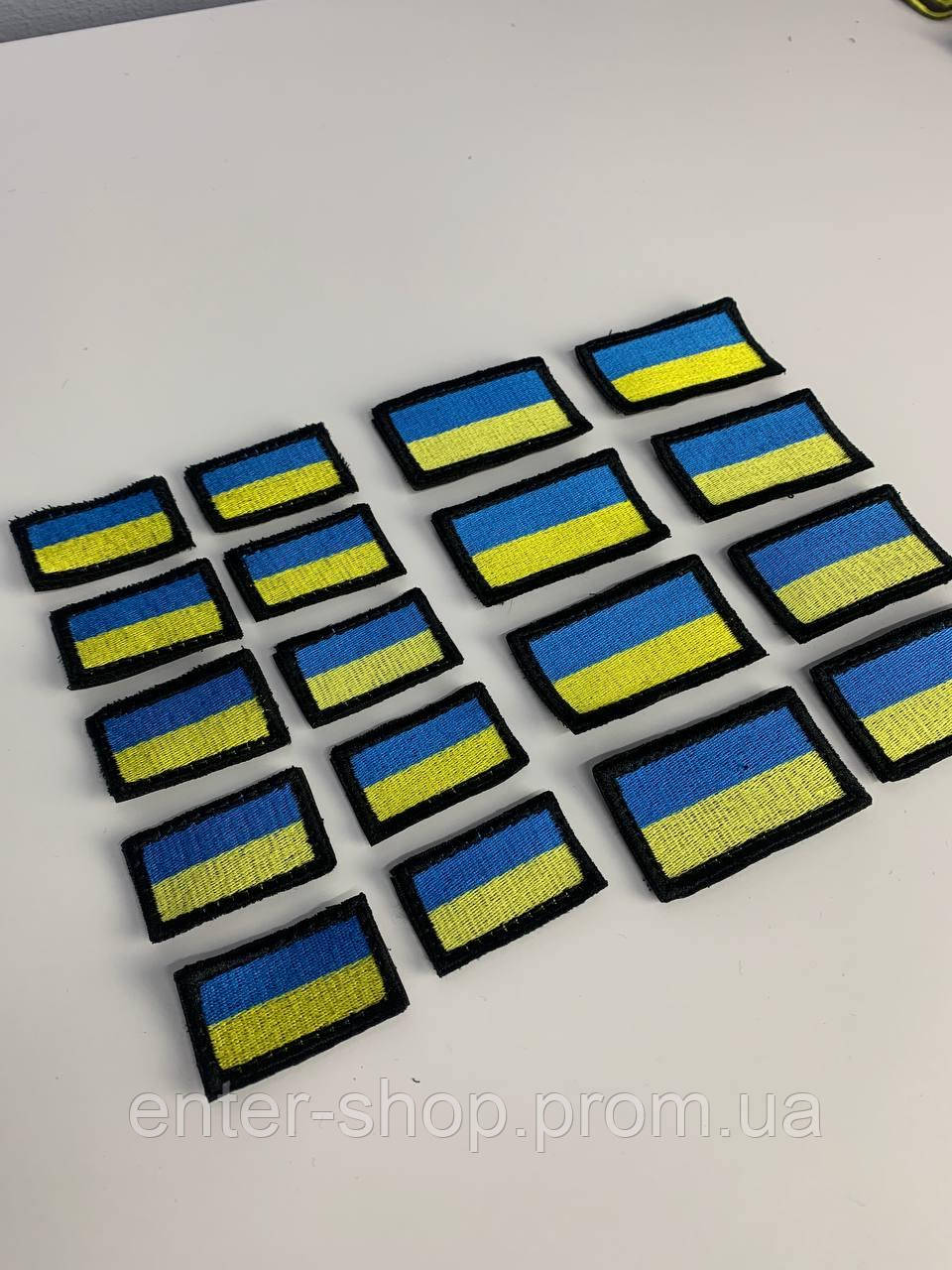 Купить Шеврон флаг Украины на липучке на выбор 5*3 см и 7*4 см/ Шеврон ...